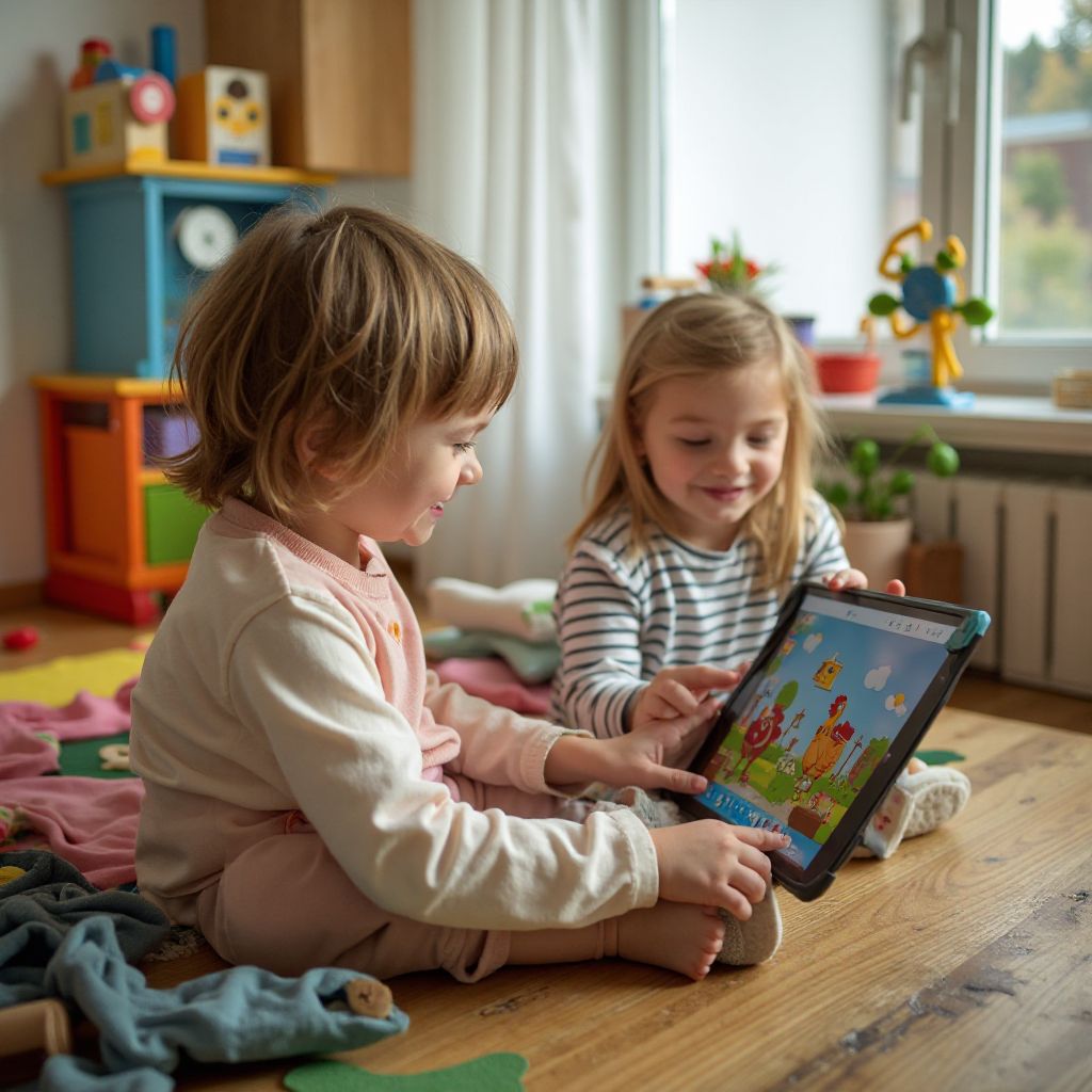 Bambini che giocano a Chicken Road